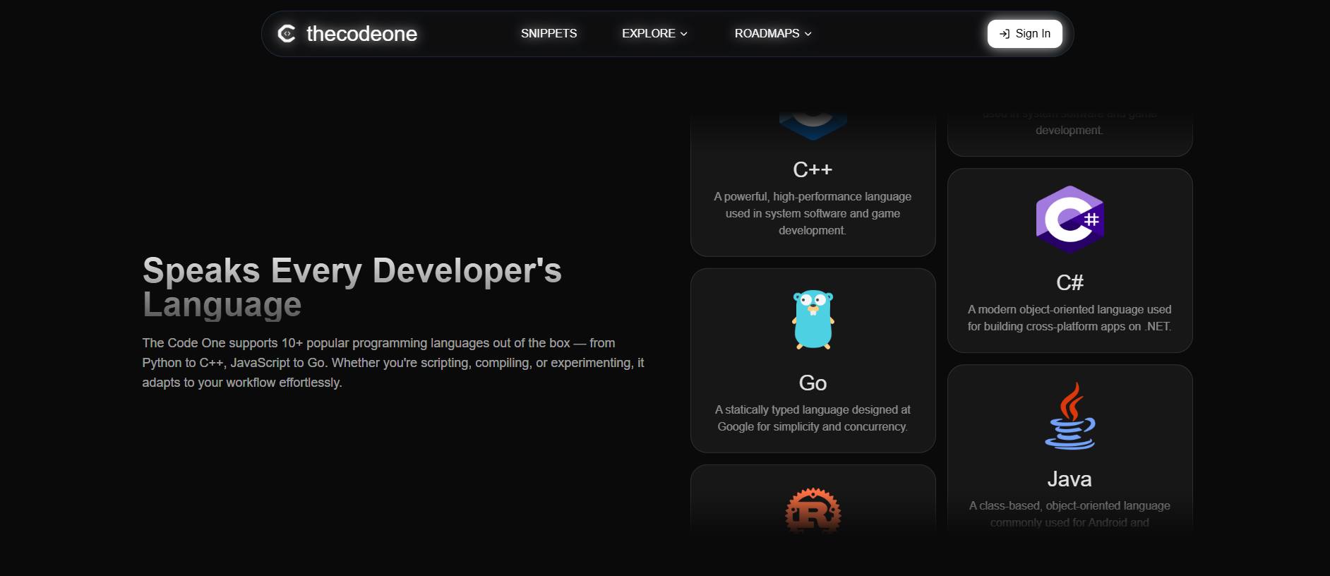 The Code One-image